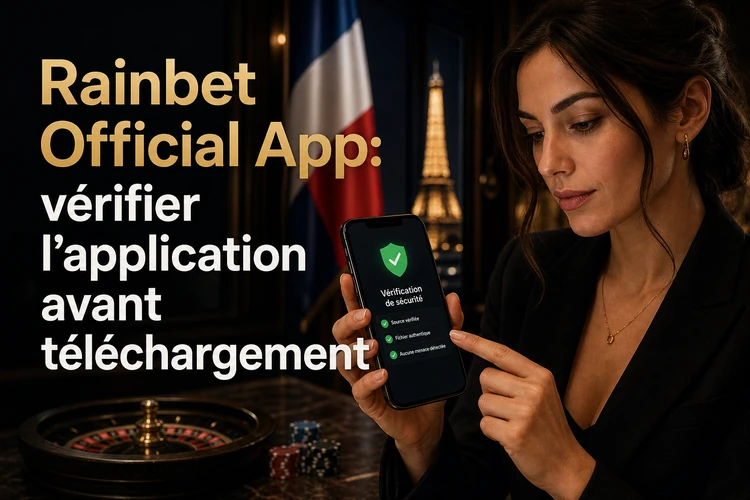 Rainbet Official App: vérifier l’application avant téléchargement