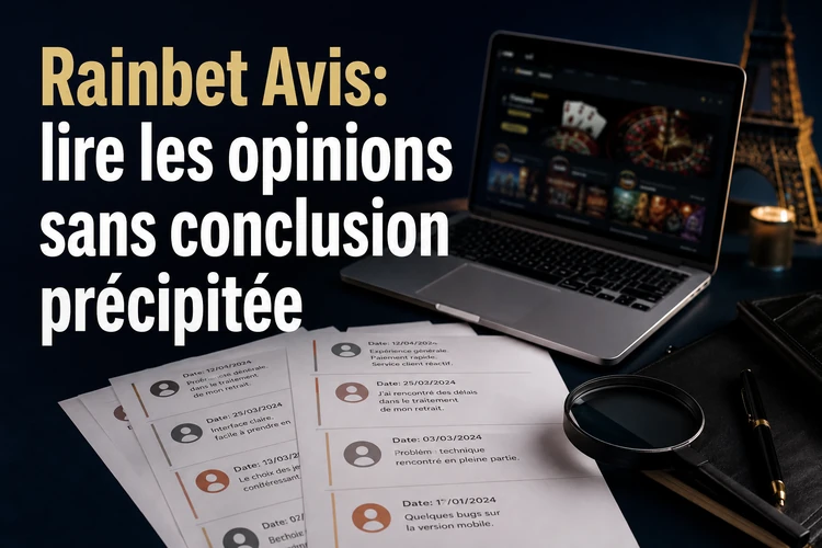Rainbet Avis: lire les opinions sans conclusion précipitée