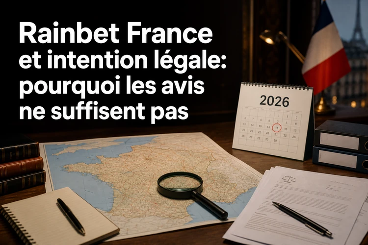 Rainbet France et intention légale: pourquoi les avis ne suffisent pas